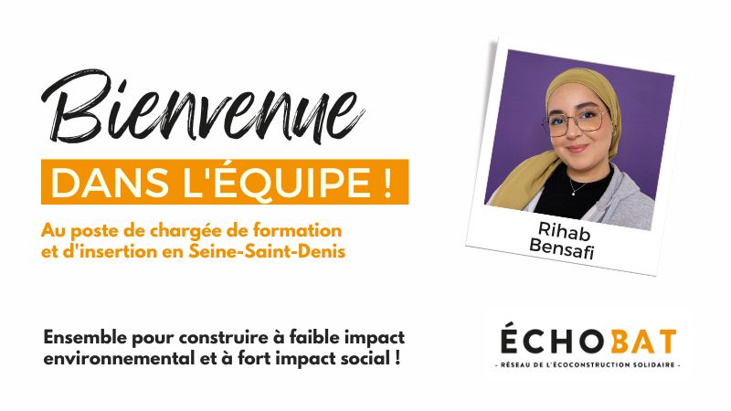 Bienvenue Rihab dans le réseau ÉCHOBAT !